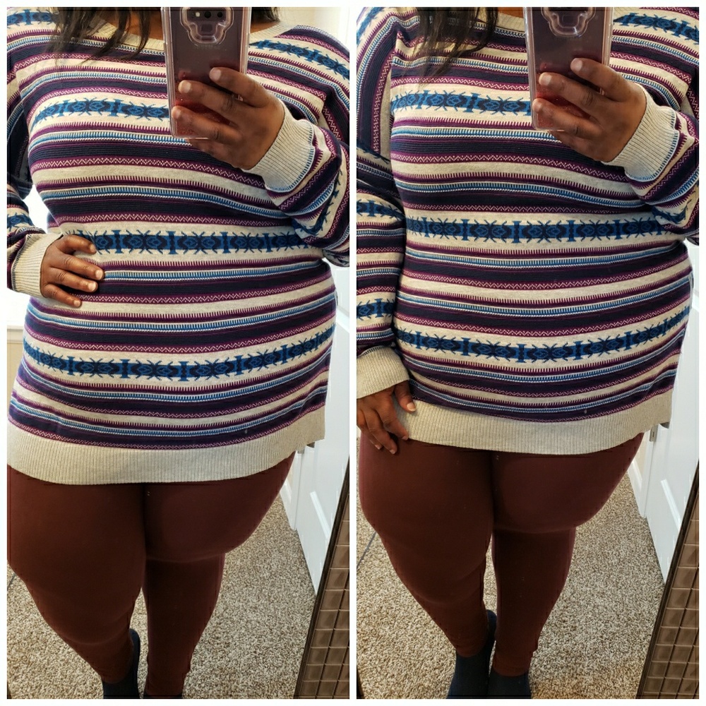 Plus Fashion Sweater